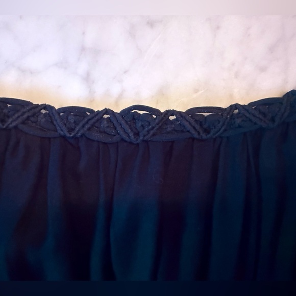 Indah Black Asymmetrical Layered Maxi Skirt - Picture 13 of 15